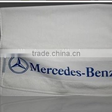 promotional cotton towel with embroidered logo
