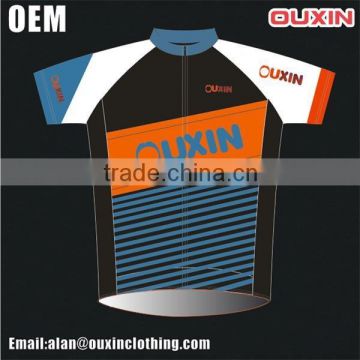 OEM China factory sublimaite skado cycling jersey