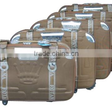 cheap price stock 4pcs wheeled trolley suitcase set