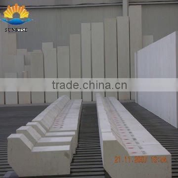 HIGH QUALITY! fire brick prices for fused cast azs block for glass furnace