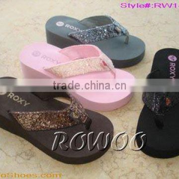 RW14642 glitter high heel slippers