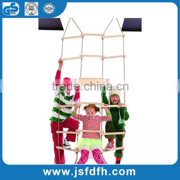 2016 Safety Triple Rope Climb Ladder Children Climbing Ladder For Playground