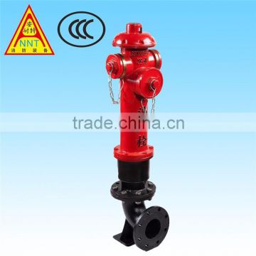 Outside threading inlet and outlet landing valve