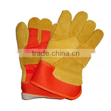 yellow leather gloves and other leather gloves