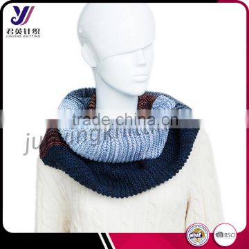 Hot selling fashion warm wool felt knitted infinity loop scarf neckwarmer pashmina scarf factory wholesale sales (accept custom)