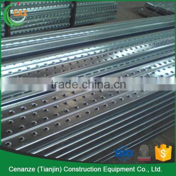metal scaffolding plank platform/perforated steel plank
