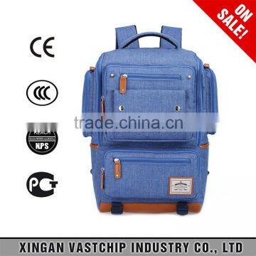 2016 New design multifunction polyester school bags backpack