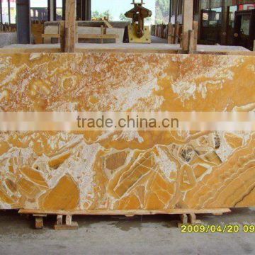colorful onyx marble slab