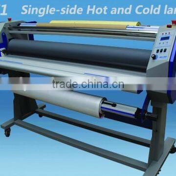 2015 hot selling new hot/cold roll to roll laminator machine