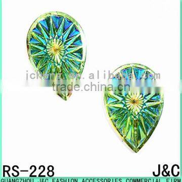 20*30mm colorful drop shape resin stone