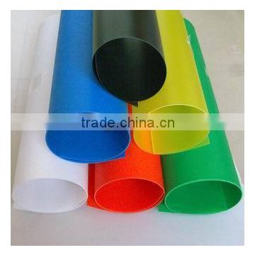 colorful PVC film ,plastic rigid film ,used for binding cover