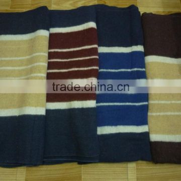 stripe design disarster blanket from wenzhou factory