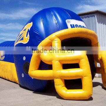 Hot pvc cheap inflatable tunnel/inflatable football tunnel