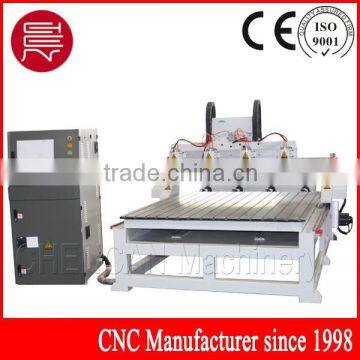 Four Spindles 3D CNC Wood Milling Machine