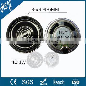 Custom design 36mm 4ohm 1w horn speaker parts