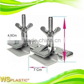 Cast steel hinge clamps