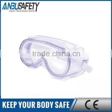 nylon frame safety goggles en166f with elastice tape