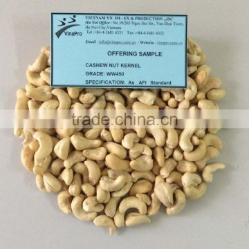 First Grade Raw Cashew Nuts WW450