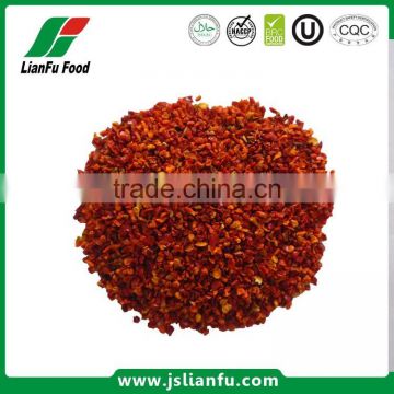 3*3mm dehydrated red bell pepper