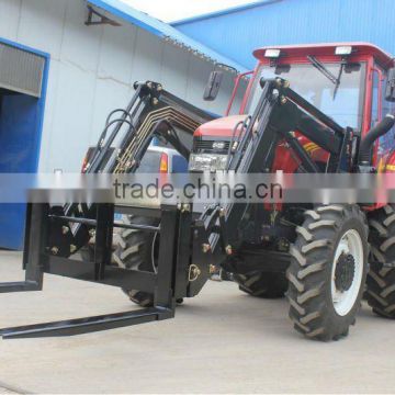DQ904, 90HP 4x4 tractor fit with 4in1 Front end loader, slasher mower, Backhoe, post hole digger etc.