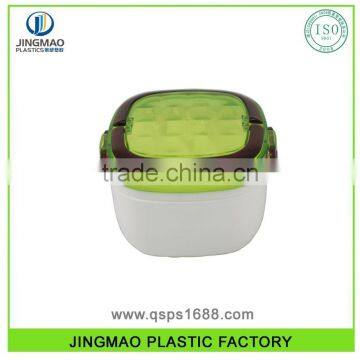 Round Shape Home Using OEM Plastic Lunch Box With Lock