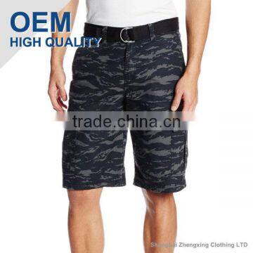 ZX OEM ODM mens cargo shortscargo shortsCamouflage Painting Shorts