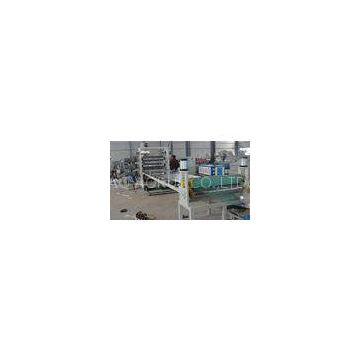 Plastic Sheet Extrusion Line , Twin Screw PVC Extrusion Machinery