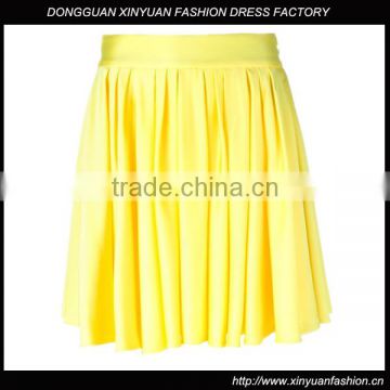 Custom Women Pleated short mini skirt plus size xxl for sexy lady