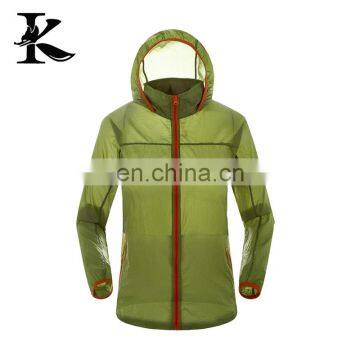 Most Popular Outdoor Sport Skin Jacket Waterproof Windbreaker Jacket