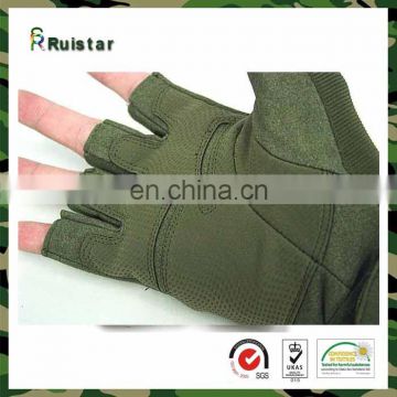 army green gloves half finger gloves factory