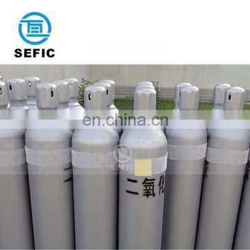 High Quality 50L High Purity Co2 Gas Cylinder Price , Co2 Gas Cylinder Filling Station