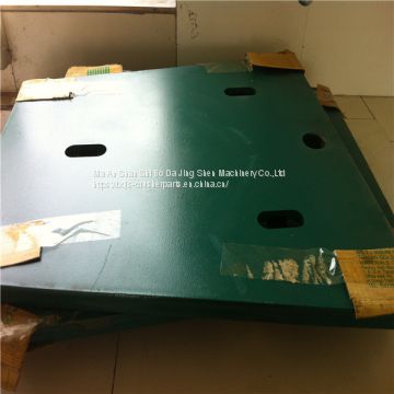 Mining crusher spare parts nordberg jaw crusher C160 protecting plate wear plate