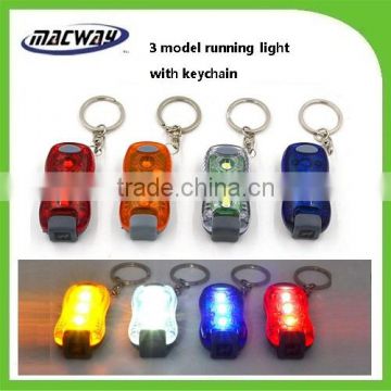 China made cheap keychain flashing led light running shoes