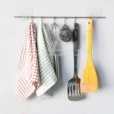 Multifunctional Storage Kitchen Hanging Rack/Kitchen Wall Rack With 6 Hooks