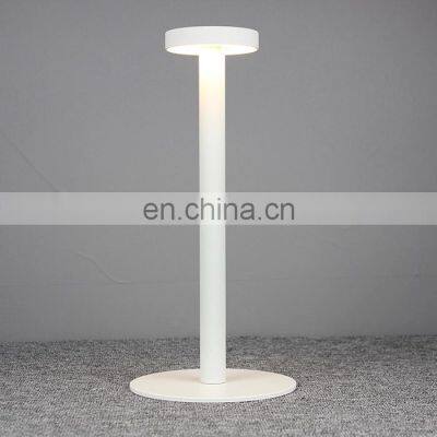 Nordic modern  style cordless table lamp restaurant or hotel rechargeable table light