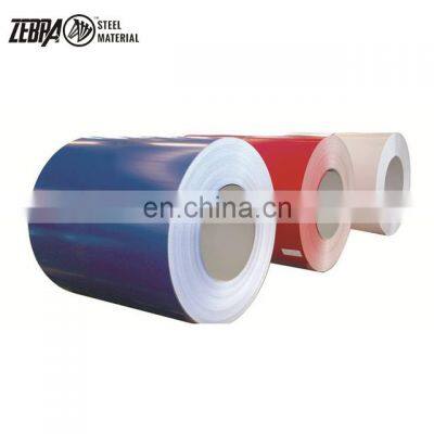 prepainted steel coil secondary ral 9012 9019 ppgi for exporting color coated steel coils price