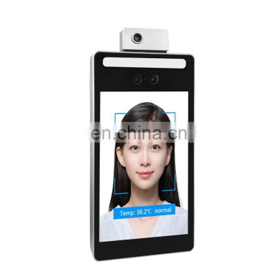Rakinda F2-FHS Facial Recognition Temperature Measure Device Indoor 8 Inch Cloud Support Android 7.1 Above 2 Million Pixels