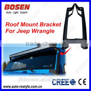car accessory,roof mount bracket for Jeep Wrangle led light bar,offroad