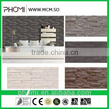 Antibacterial flexible field stone tile