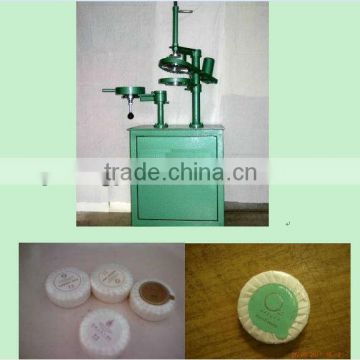 China Manual Hotel Round Soap Pleat Wrapping Machine