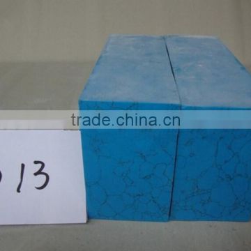 Large Quality Assurance Synthetic Sky Blue Turquoise Rough For Sale