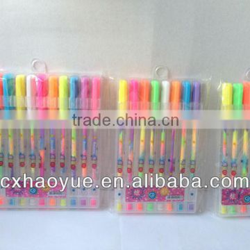 New style 8806 colorful gel pen of kids like