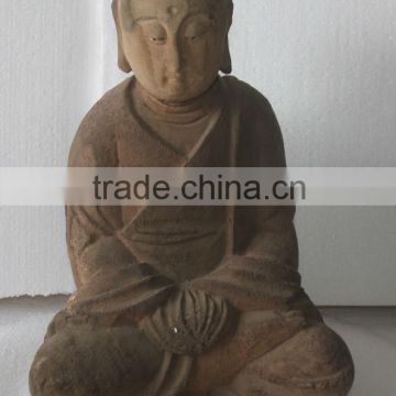 wood antique buddha