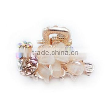 New Arrival Peacock Hair Claw Decorated Crystals & Stones