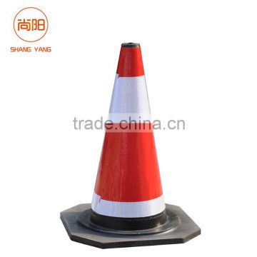 750mm Rubber road warning traffic cone