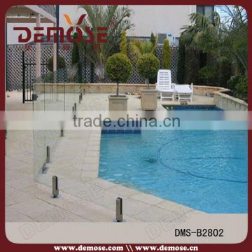 stainless steel spigot/glass clamp for the pool fence
