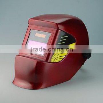 (Hot Sales! welding mask)Solar Powered Auto-Darkening Welding Helmet welding mask (WH4400 Red)