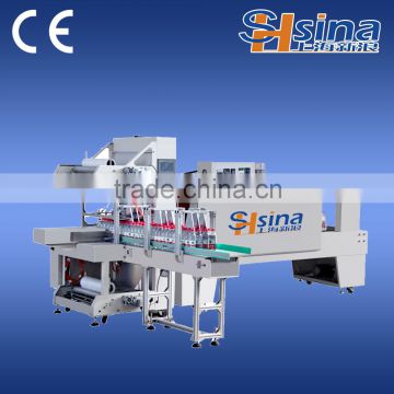 Automatic Plastic Bottle Shrink Wrapping Machine / Package Machinery