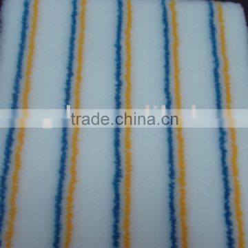 acrylic paint roller fabric with blue&yellow stripe HD-9A-AC42 650g/sqm-12mm