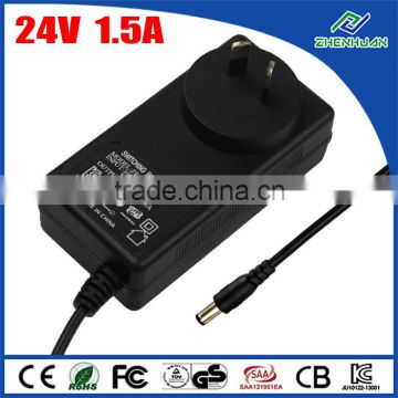 Power Supply 24V DC 24V 1.5A Power Adapter For Verifone Vx670